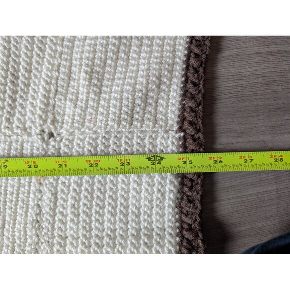 Handmade Crochet Woodland Animal Crochet Squares Set Of 3 Moose Deer Bear Design - Picture 11 of 12